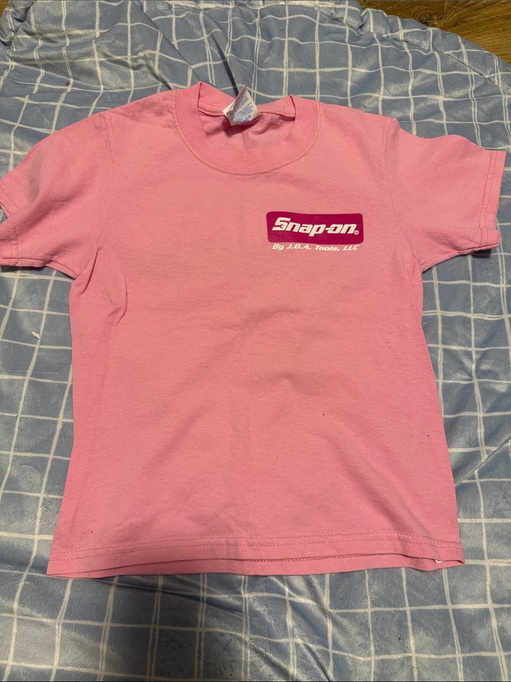 Snap-On Kids' Pink Short Sleeve Logo Tee